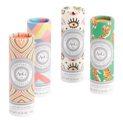 Sample Perfume Packaging, Solid Perfume Packaging, Floral Perfume Packaging, Natural Perfume Brands, Organic Perfume Brands, Roll On Perfume Packaging, Perfume Oil Recipes, Tea Packaging Design, Juice Packaging