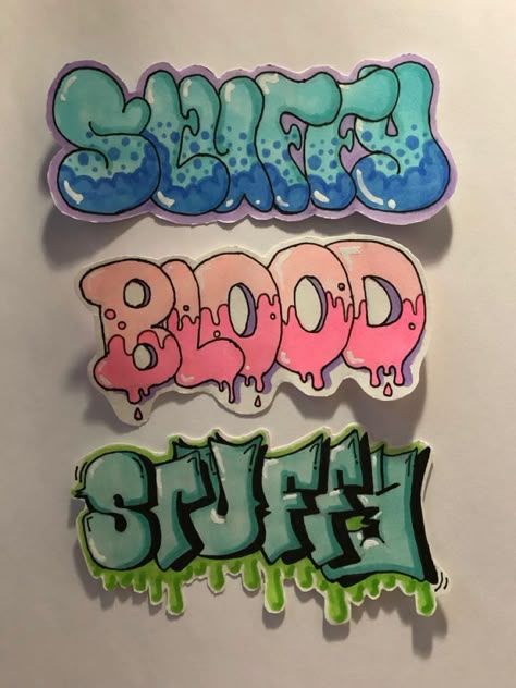 Easy Graffiti, Easy Graffiti Drawings, Alphabet Graffiti, Tipografi 3d, Graffiti Art Letters, Graffiti Ideas, Graffiti Text, Graffiti Fonts, Graffiti Logo