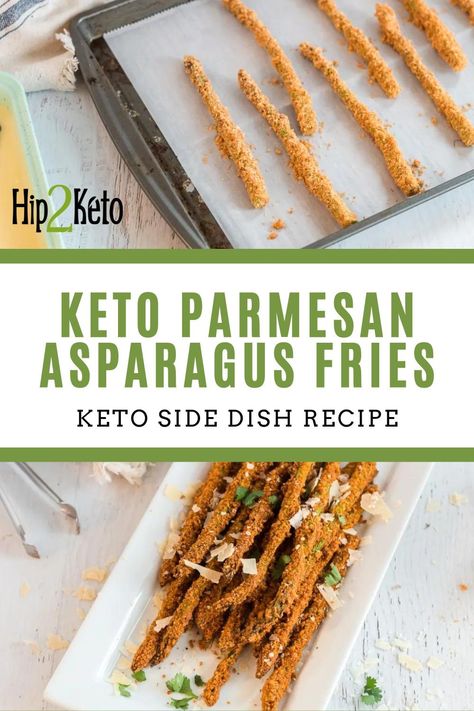 Make this low-carb side dish for any summer gathering or potluck. Our keto parmesan asparagus fries are crispy and delicious! This is one of the best keto appetizers. Deep Fried Asparagus, Fried Asparagus, Air Fryer Recipes Healthy Low Carb, Mayo Dip, Recipe Asparagus, Simple Appetizer, Parmesan Asparagus, Spicy Dip, Asparagus Fries