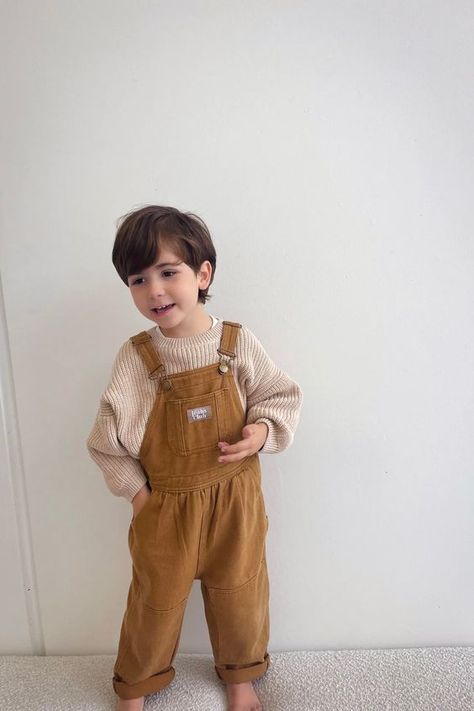 Boys Overalls Outfit, Overalls Boy, Baby Boy Dungarees, Carpenter Overalls, Boy Overalls, Fall Photo Shoot Outfits, Boys Overalls, Shopping Link, Winter Knitwear