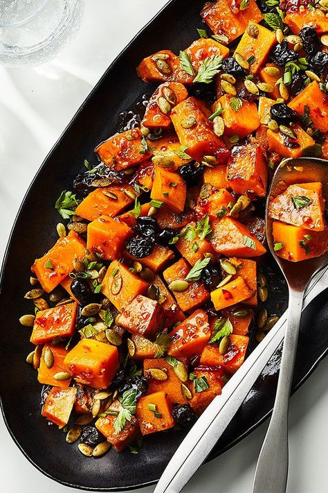 Squash Low Carb Recipes, Butternut Squash Low Carb, Butternut Salad, Roasted Butternut Squash Salad, Butternut Squash Salad, Squash Salad, Roasted Mushrooms, Salad Ideas, Goat Cheese Salad