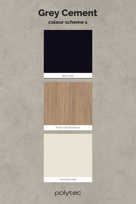 Cement Finish Interior, Wall Colour Texture, Scandi Bathroom, Prime Oak, Cement Projects, Kitchen Colour, Diy Cement, Brand Palette, Cement Color