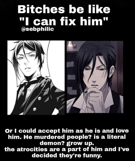 Sebastian Michaelis Memes Funny, Sebastian Michaelis X Yn, Sebastian Michaelis Pfp, Sebastian Michaelis Fanart, Sebastian Michaelis Cosplay, Black Butler Meme, Black Butler Funny, Black Butler Sebastian, Black Butler Characters