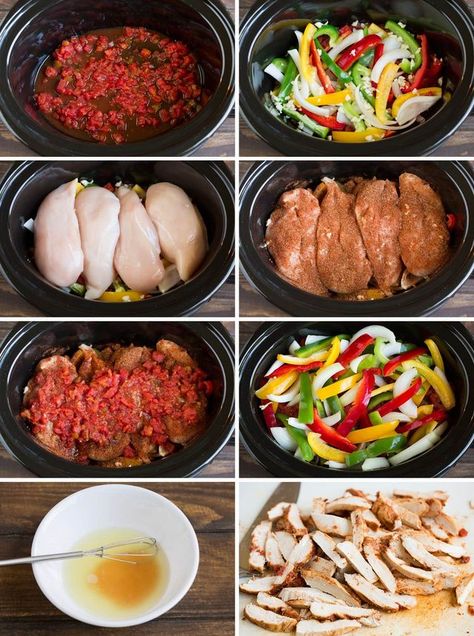 Slow Cooker Chicken Fajitas | Cooking Classy | Bloglovin’ Fajita Bar, Slow Cooker Fajitas, Crockpot Fajitas, Food Crockpot, Slow Cooker Chicken Fajitas, Chicken Fajitas Crockpot, Chicken Crockpot Recipes Healthy, Easy Slow Cooker Chicken, Crockpot Dinners