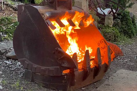 Tread Sculptures | The Hungry Fire upcycled fire pit Upcycled Fire Pit, Scrap Metal Sculpture, Metal Fire Pit, Outdoor Deck, Fire Pits, Wood Storage, Scrap Metal, Metal Sculpture, North East