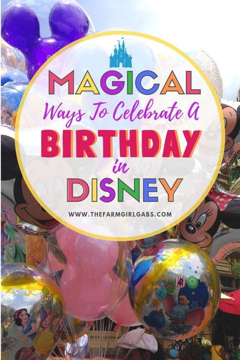 Celebrating a birthday in Walt Disney World? There is nothing more magical then spending your vacation AND birthday at Walt Disney World. Here are some fun ways to celebrate your special day in Disney. Disney Planning Tips #DisneyTips #WaltDisneyWorld #Di Disney World Birthday, Disney Sweet 16, Disney World Secrets, Disney World Vacation Planning, Disney Vacation Planning, Disney World Florida, Disney World Planning, Walt Disney World Vacations, Disney Planning