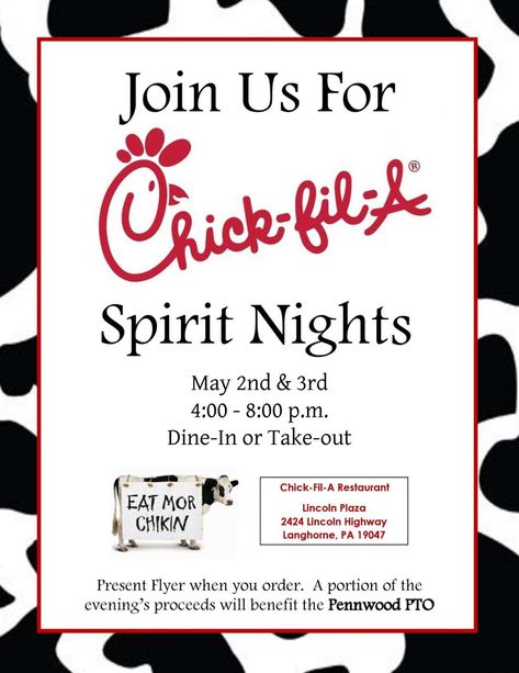 Chick Fil A Fundraiser Flyer Template Free (9+ Superlative Designs) 5 Chick Fil A Teacher Appreciation, Fundraiser Poster Ideas, Free Chick Fil A Teacher Appreciation Gifts, Chick Fil A Teacher Appreciation Tag, Teacher Appreciation Chick Fil A, Fundraising Ideas For Sports, Chick-fil-a Chicken, School Fundraising Events, Football Fundraiser