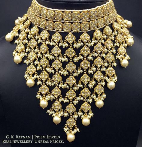 Indian Bridal Jewelry Kundan, Rajputi Jewellery, Indian Bridal Jewelry, Kundan Jewellery Bridal, Jewelry Kundan, Indian Bridal Jewelry Sets, Bridal Jewellery Design, Polki Necklace, Bridal Fashion Jewelry