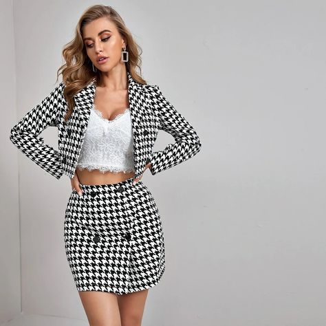 Skirt Suits, Skirt Suit, Waist Skirt, Two Piece Skirt, High Waisted Skirt, Women's Fashion, Two Piece, Cute Outfits, Mini Skirts