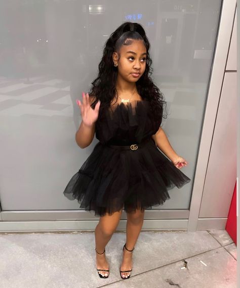 Short Puffy Dresses Sweet 16, Birthday Dresses Teenage Girl, Sneaker Ball Outfit Ideas Pink, Dress For Sneaker Ball, Birthday Outfits 13 Year, 13th Birthday Dress Ideas, Short Black Birthday Dress, Birthday Outfits 15, Puffy Dresses Short