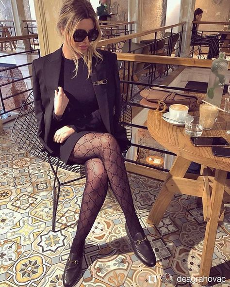 RICHEZINE (@richezine) • Instagram photos and videos Fishnet Stockings Outfit Classy, Black Minimalist Outfit, Dress With Stockings Outfit, Fishnet Stockings Outfit, Fishnet Outfit, Stockings Outfit Classy, Stockings Outfit, Dress With Stockings, Office Outfits Women