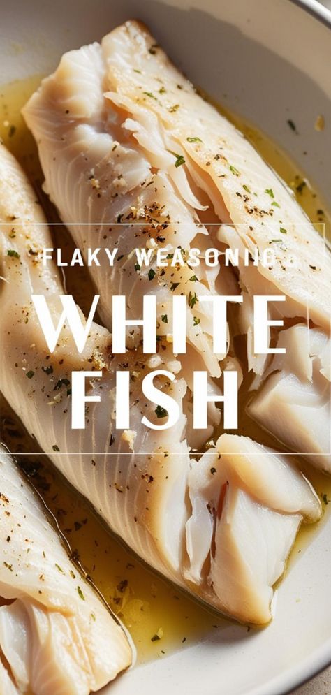 This simple and flavorful recipe for flaky seasoned white fish is a must-try! Light, tender, and perfectly seasoned, it’s the ideal meal for seafood lovers. Hashtags: #FlakyFish #WhiteFishRecipe #EasySeafood #HealthyDinner #SeasonedFish #FishRecipes #SimpleMeals White Fish Meals, Whitefish Recipes, Fish Seasoning Recipe, Feast Of The Seven Fishes, White Fish Recipes, Seven Fishes, Different Types Of Food, Recipe For Dinner, Easy Seafood