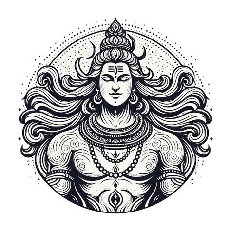 Lord Shiva Sketch Pencil, Shivji Sketch, Mahadev Illustration, Lord Shiva Illustration, Shiv Art, Mahadev Drawing, Om Symbol Art, Lord Shiva Sketch, Shiva Sketch