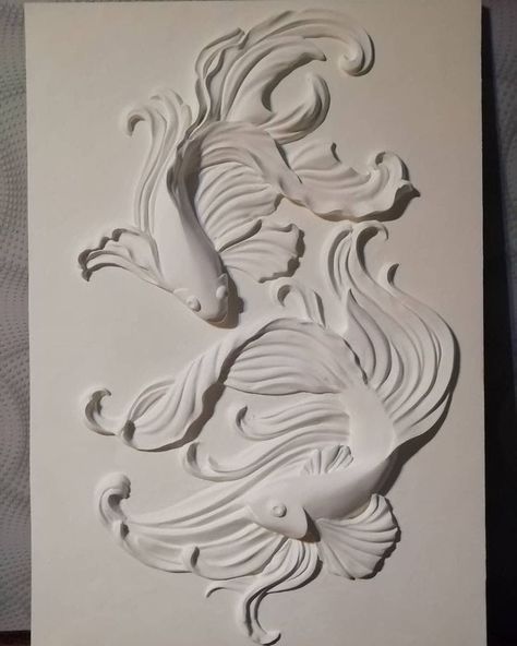 Bass Relief Sculpture Art, Relief Sculpture Ideas, Painting On Canvas For Beginners, Drywall Art, Oil Painting For Beginners, Canvas For Beginners, Plaster Sculpture, Watercolor Art Paintings, Plaster Wall Art