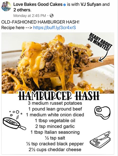 Electric Skillet Recipes Easy, Ground Veal Recipes, Ground Veal, Hamburger Hash, Electric Skillet Recipes, Hotdish Recipes, Veal Recipes, Beef Ground, Beef Steak Recipes