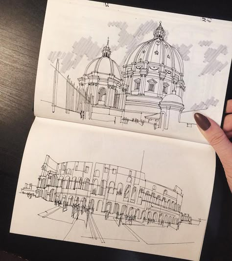 freehand architectural drawings Olympians Aesthetic, Percabeth Aesthetic, Croquis Architecture, Architecture Drawing Sketchbooks, Architecture Sketchbook, Aesthetic Books, Character Aesthetics, Architecture Drawing Art, Annabeth Chase