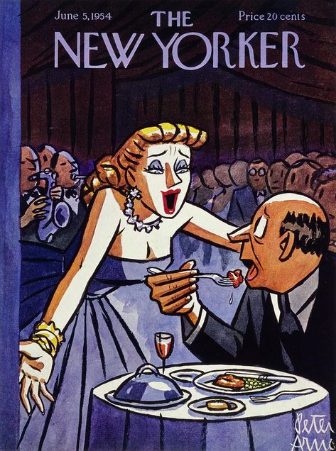 peter arno Vintage Drawing 1950s, Peter Arno, Cover Art Illustration, New Yorker Art, New Yorker Magazine Covers, The New Yorker Covers, New Yorker Cover, The New Yorker Magazine, Magazine Cover Art