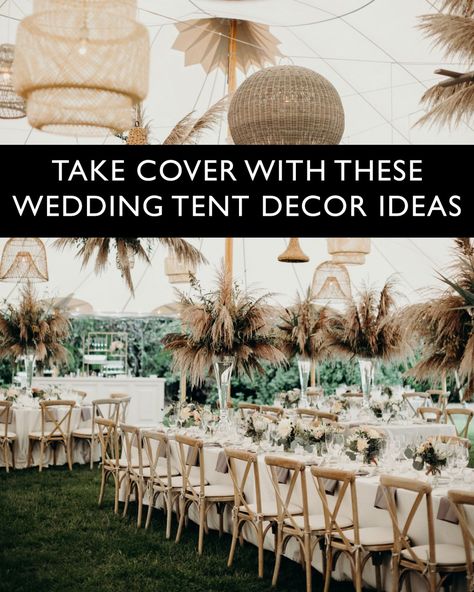 15 Magical Tent Decor Ideas for an Outdoor Wedding - Green Wedding Shoes Party Tent Decorating Ideas, Tent Decor, Glamping Weddings, Wedding Tents, Secret Garden Wedding, Wedding Green, Tent Decorations, Botanical Gardens Wedding, Candlelit Dinner