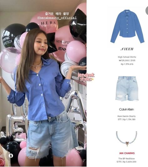 Jennie Style, Baggy Outfit Ideas, Fashion Outfits Korean, Korean Fashion Kpop, Fashion Kpop, Preformance Outfits, Mom Denim, Fashion Idol, Fits Inspo