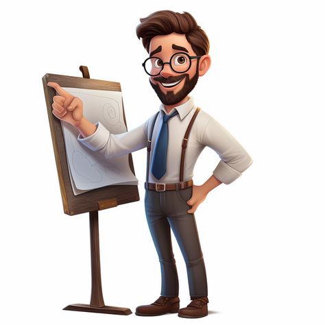 Teachers Cartoon Pic, Teachers Cartoon Images, Male Teacher Drawing, Teacher Illustration Character, Teacher Cartoon Character Animation, Teacher Cartoon Character, Teachers Cartoon, Box Emoji, Teacher Character