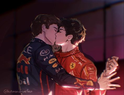 Max And Charles F1 Fanart, Carlando Fanart, Landoscar Fanart, Lestappen Fanart, Max And Charles, Max Verstappen And Charles Leclerc, F1 Fanart, Formula 1 Drivers, Max Charles