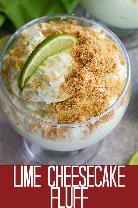 Green Fluff, Lime Dessert Recipes, Cheesecake Fluff, Key Lime Recipes, Key Lime Desserts, Lime Desserts, Light Dessert, Lemon Health Benefits, Fluff Recipe