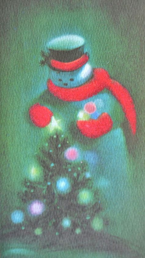 Ralph Hulett, The Ghost Of Christmas Past, Vintage Holiday Cards, Ghost Of Christmas Past, Vintage Snowman, Christmas Gifts For Parents, Vintage Christmas Images, Gifts For Boyfriend, Christmas Graphics