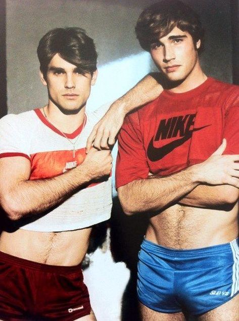 Men's crop top 80s Fashion Mens, Crop Top Men, 80s Fashion Outfits, 80s Fashion Men, Prom Men, 80s Workout, Mens Crop Top, Nike Crop Top, 70s Men