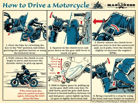 Beginner Motorcycle, Yamaha Sr500, Motorcycle Tips, How To Drive, Art Of Manliness, Survival Life Hacks, Urban Survival, Survival Techniques, Survival Life