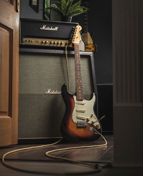 Fender Stratocaster Wallpaper, Music Photoshoot, Guitar Studio, Fender Bender, Guitar Room, Guitar Photos, Guitar Photography, Unique Guitars, Guitar Collection