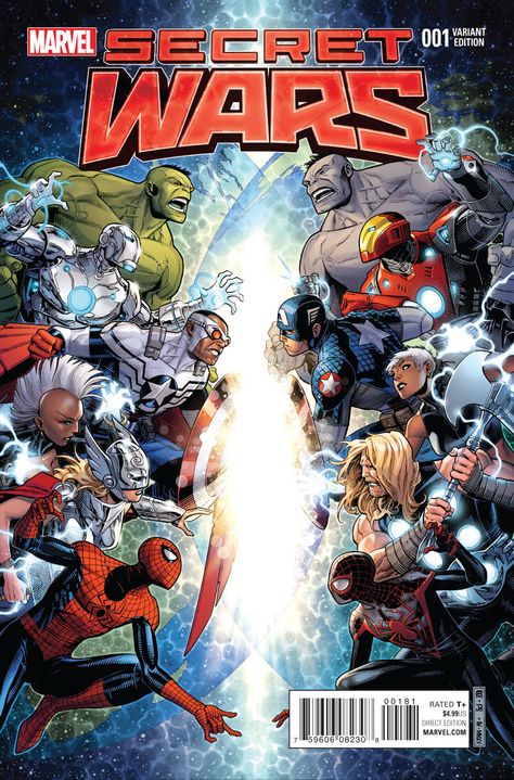 COMICS: The Destruction Of The Marvel Universe Begins In Lettered Preview Of SECRET WARS #1 Jim Cheung, Ultimate Marvel, Marvel Comics Covers, Univers Marvel, Chris Hemsworth Thor, Comic Book Artwork, Avengers Comics, Marvel Comic Character, Marvel Comic Books