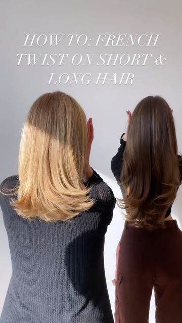 TONI ROSE on Instagram: "French twist hack on short and long hair🧚 with our large and XL dreamy claw clips. Tag a friend who should try this! Like and follow @tonirose.co for more🤍 . . . #hairstyles #clawclip #hairstyling #hairaccessories #tonirose #hairstyleideas #hairclaw #longhairstyles #winterhair #winterhairstyles #hairclips #smallbuisness #canadiansmallbusiness #thickhair" Hairclip Hairstyles Short Hair, Hairstyles Clawclip, French Twist Short Hair, French Clip, Clip Hairstyles, Flat Hair, Hair Essentials, French Twist, Claw Clips