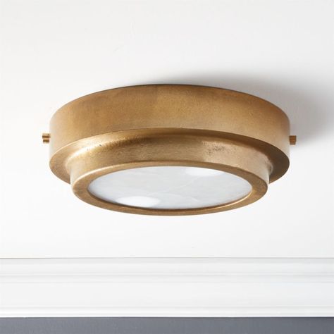 Brass Flush Mount Light, Brass Flush Mount, Modern Flush Mount Lighting, Kitchen Lighting Design, Modern Flush Mount, Flush Mount Light, Kitchen Lighting Fixtures, Semi Flush Mount Lighting, Farmhouse Lighting