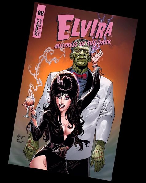 Elvira, Mistress Of The Dark on Instagram: “‘Elvira, Mistress of the Dark’ Issue 8 @dynamitecomics drops this Wednesday! 😈 🔥 😈  In this issue, Elvira comes face to face with Satan…” Arte Pulp, Cassandra Peterson, Elvira Mistress Of The Dark, Horror Artwork, Horror Posters, Retro Horror, Horror Movie Art, Bd Comics, Pulp Art