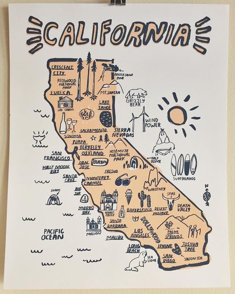 B E S T  C O A S T Print by @peopleiveloved available at @californiamade by californiamade California Graphic, California Illustration, State Of California Outline, California Map Illustration, Salton Sea, Redwood National Park, Gatlinburg Tennessee, California Print, California Map