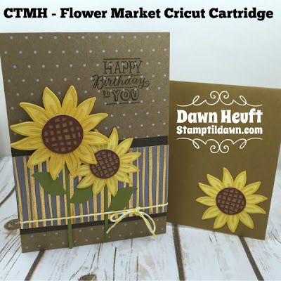 Fun with Daisies! #ctmh #ctmhflowermarket #cricut #daisies #card Ctmh Flower Shoppe Layouts, Ctmh Layered Flowers, Market Cart, Ctmh Bloom With Grace Cards, Ctmh Cards 2022, Ctmh Faboolous, Cards Cricut, Flowers Cards, Sunflower Cards