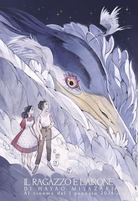 The Boy and the Heron (2023) Hayao Miyazaki Art, Miyazaki Art, Studio Ghibli Fanart, Personajes Studio Ghibli, Evil Villains, Ghibli Artwork, Studio Ghibli Movies, Studio Ghibli Art, Poster Room