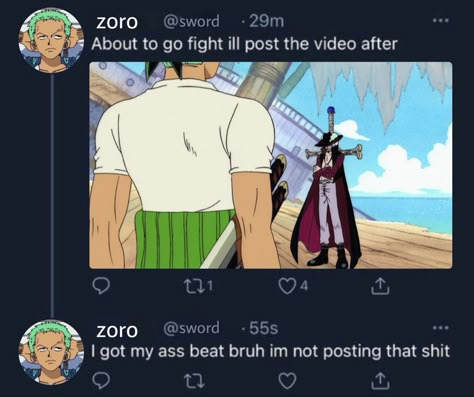 One Piece Meme, Pirate King, One Piece Crew, Twitter Post, The Pirate King, One Piece Clothing, One Piece Funny, Zoro One Piece, One Peice Anime