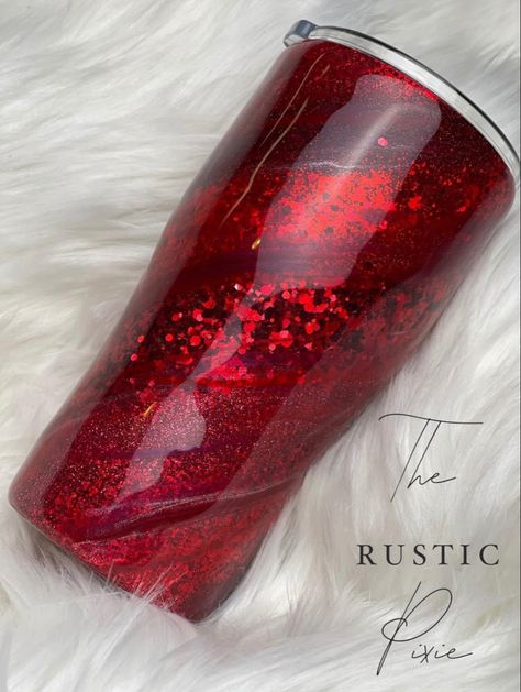 Red Tumbler, Red Tumblers Ideas, Red And White Tumbler Ideas, Red Glitter Tumbler Ideas, Red And Black Tumbler For Men, Red Epoxy Tumbler, Red Glitter Tumbler, Red Glitter Epoxy Tumbler, Tumbler Cups Personalized