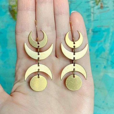 Smarter Shopping, Better Living! Aliexpress.com Lilith Sigil, Sun And Moon Earrings, Eyeball Earrings, Lunar Moon, Metaphysical Jewelry, Geometric Hoop Earrings, Earrings Everyday, Baroque Pearl Earrings, Everyday Gifts