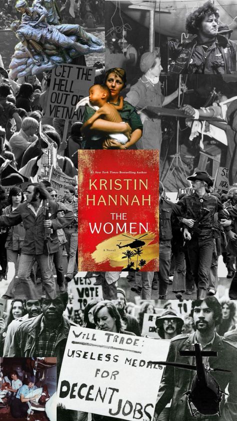 The Women by Kristin Hannah (2/26/24) (⭐️⭐️⭐️⭐️⭐️/5) The Women Kristin Hannah Aesthetic, The Women Kristin Hannah, The Nightingale Kristin Hannah, Kristin Hannah Books, Hannah Aesthetic, Book Club Recommendations, Kristin Hannah, Book Fanart, Audible Books