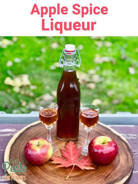 Homemade Flavored Liquor, Apple Liqueur Recipes, Diy Cocktail Mixers, Apple Pie Liquor Recipe, Apple Wine Recipe Homemade, Infused Liquor Recipes Holidays, How To Make Apple Pie Liquor, Homemade Liqueur Recipes Christmas, Homemade Liqueur Recipes