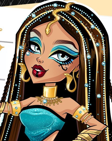 Kida Disney, Monster High Halloween Costumes, Monster High Makeup, Cleopatra Halloween, Monster High Halloween, Monster High Costume, Creepy Halloween Makeup, Monster High Pictures, Moster High