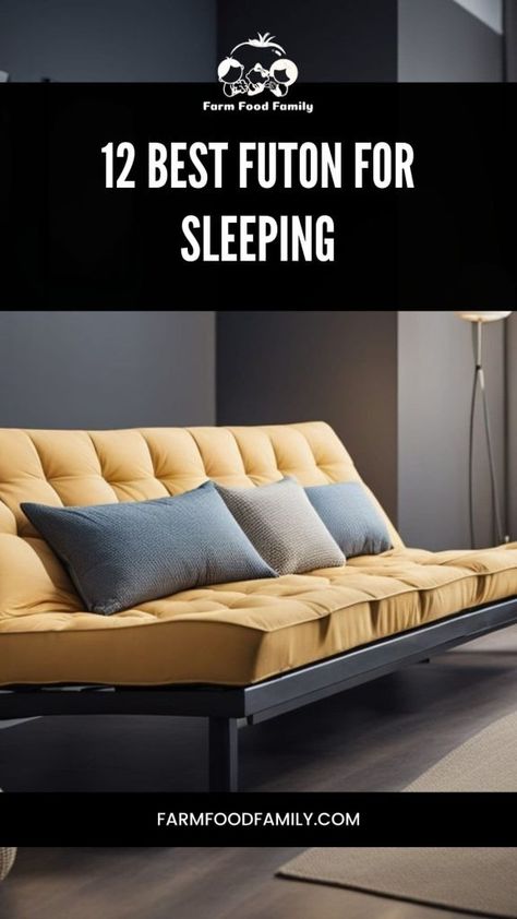 12 Best Futon for Sleeping: [year] Top Picks for a Restful Night's Sleep 26 Futon Man Cave, Futon Ideas Bedrooms, Boy Room With Futon, Futon Bedroom Ideas Small Spaces Layout, Futons For Small Spaces, Guest Room Futon Ideas, Futon Living Room Ideas Apartments, Bedroom With Futon, Futon Bedroom Ideas Small Spaces