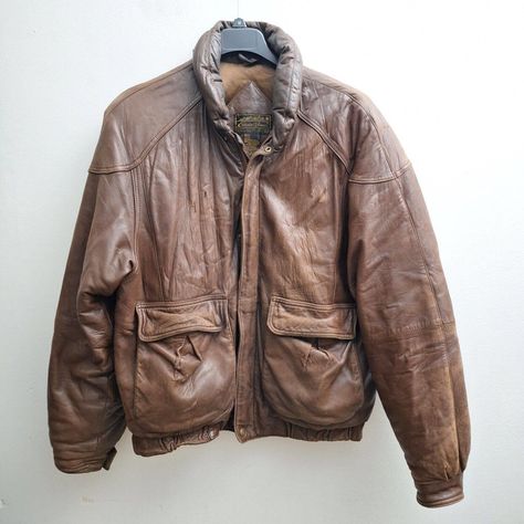 Mens leather jacket vintage