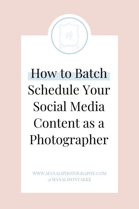 How to Plan 30 Days of Instagram Content in 1 Day - Check out the blog and my video tutorial to learn more tips and tricks to batch plan a month's worth of Instagram content in one day and save time in your creative small business | Manali Photography | www.manaliphotography.com | Photography Mentor & Educator 30 Days Of Instagram Content, Manali Photography, Photography Business Marketing, Instagram Schedule, Editorial Calendar, Wedding Photography Tips, Photography Education, Power Of Social Media, Visual Learners