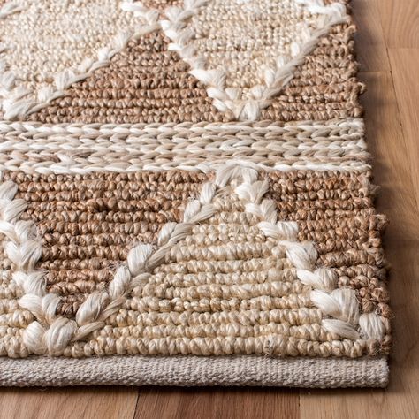 Safavieh Natural Fiber Semsa 2 x 8 Jute Brown/Beige Indoor Geometric Coastal Runner Rug in the Rugs department at Lowes.com Older Home Remodel, Dining Rug, Coastal Area Rugs, Safavieh Rug, Bohemian Cottagecore, Jute Rugs, Woven Area Rug, Jute Area Rugs, Organic Pattern