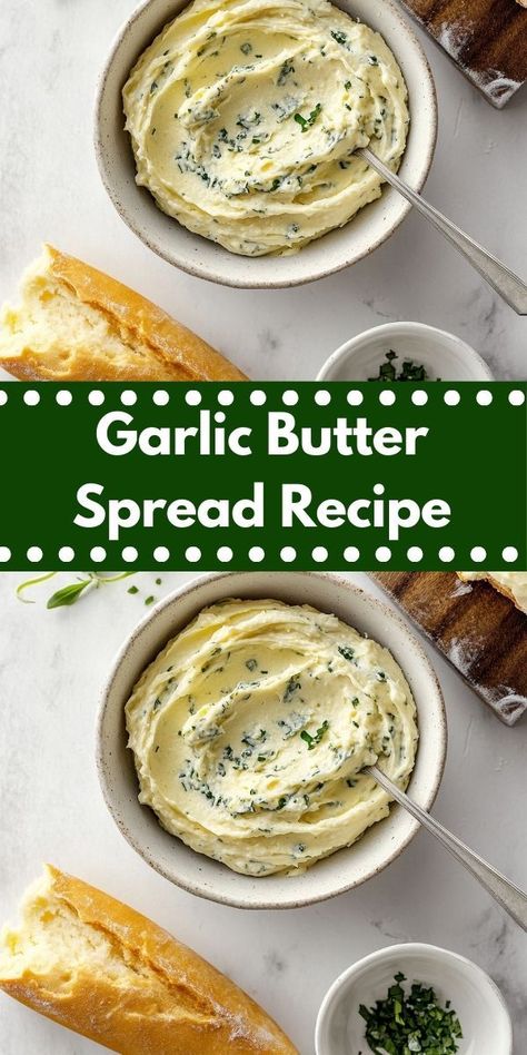 Looking for a delicious way to elevate your meals? This Garlic Butter Spread Recipe is bursting with flavor, making it the perfect addition to any dinner idea. Quick and easy to prepare, it’s a family favorite that enhances everything from bread to veggies. Garlic Butter For Bread, Garlic Butter Spread, Easy Garlic Butter, Homemade Garlic Butter, Garlic Spread, Everyday Dishes, Butter Spread, Spread Recipes, Creamy Garlic