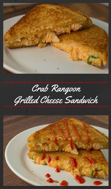 What if Crab Rangoon was a sandwich? Try this Crab Rangoon Grilled Cheese Sandwich to find out. Crab Rangoon Grilled Cheese, Sriracha Recipes, 2024 Meals, Grill Cheese, Fried Wontons, Crab Rangoon, Chinese Takeout, Grilled Cheese Recipes, Crab Recipes