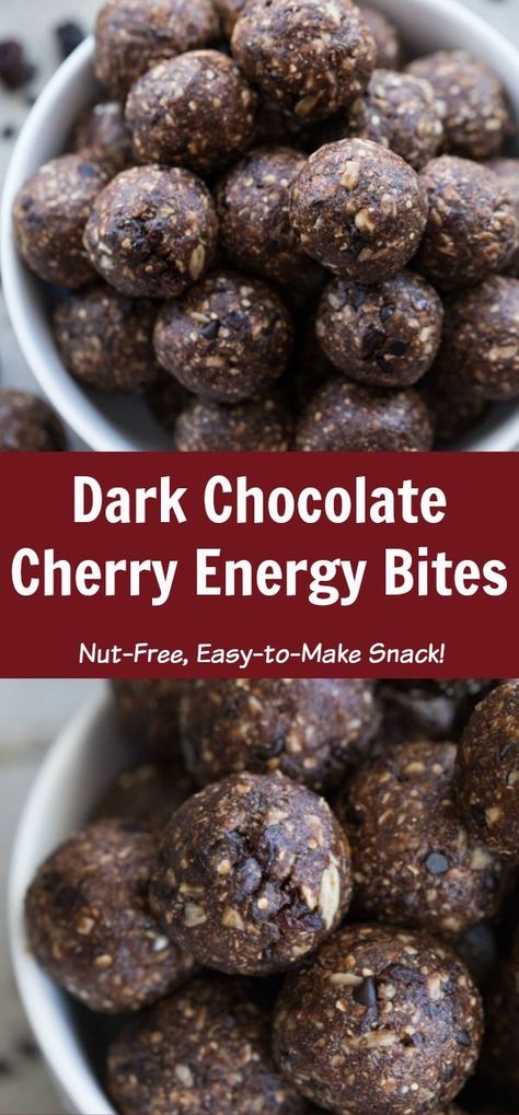 Rich Energy, Energy Bite, Energy Bites Healthy, Energy Balls Healthy, Dark Chocolate Nutrition, Energy Bites Recipes, No Bake Energy Bites, Energy Ball Recipe, Protein Bites